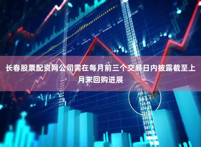 长春股票配资网公司需在每月前三个交易日内披露截至上月末回购进展